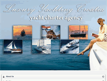 Tablet Screenshot of luxury-yachting-croatia.com